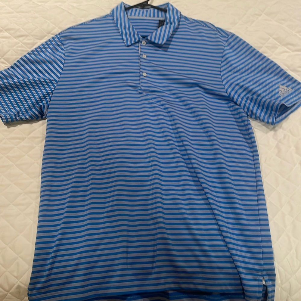 ADIDAS GOLF POLO MENS LARGE